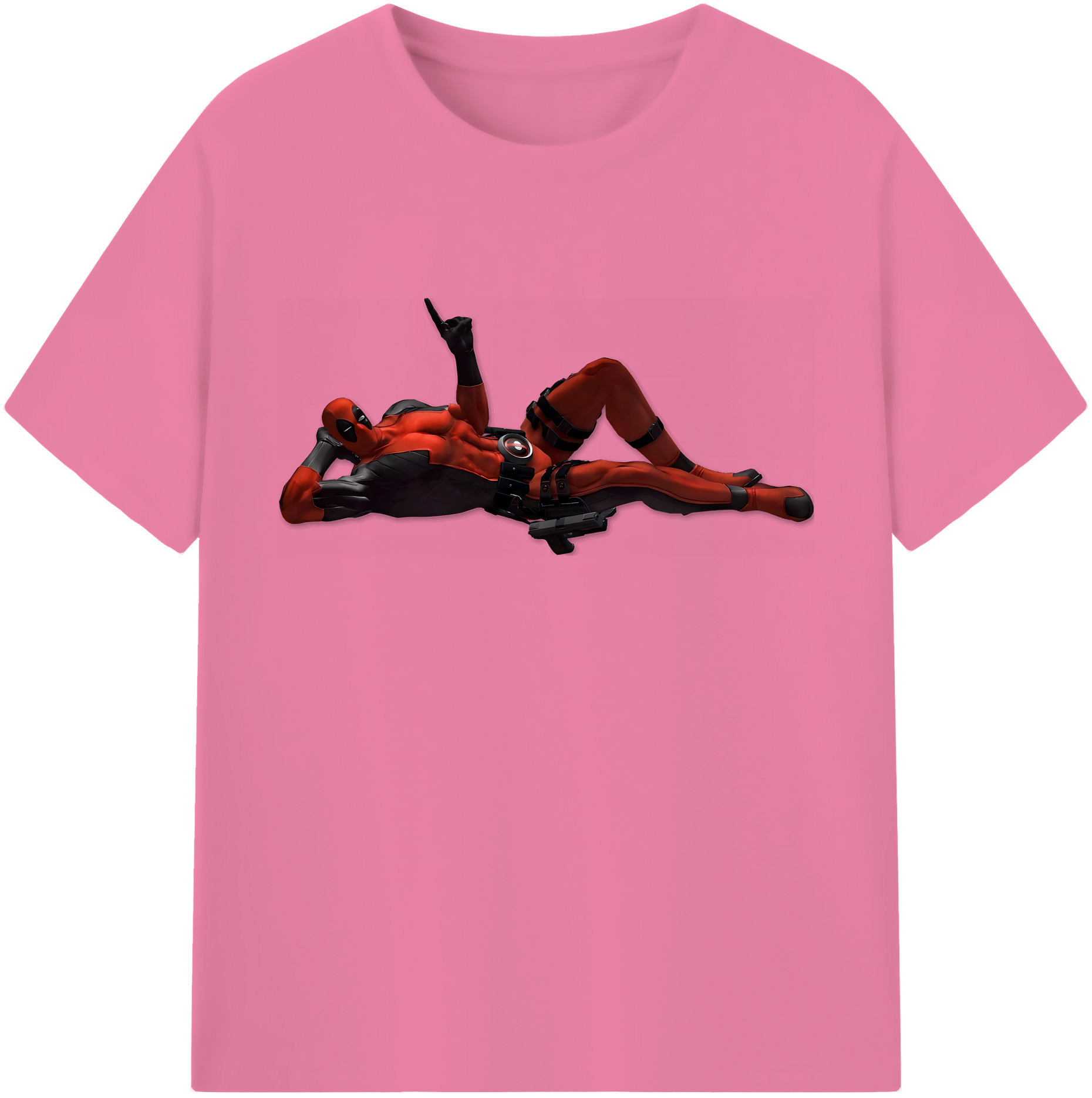 （画像用） Deadpool デッドプール 綿100％半袖Tシャツ（フロントプリント）